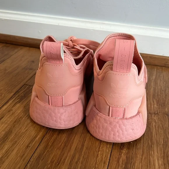 Pink adidas size 8 sneakers - Picture 3 of 3